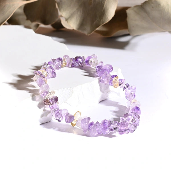 Bracelet baroque Amétrine – Clarté et Équilibre Spirituel