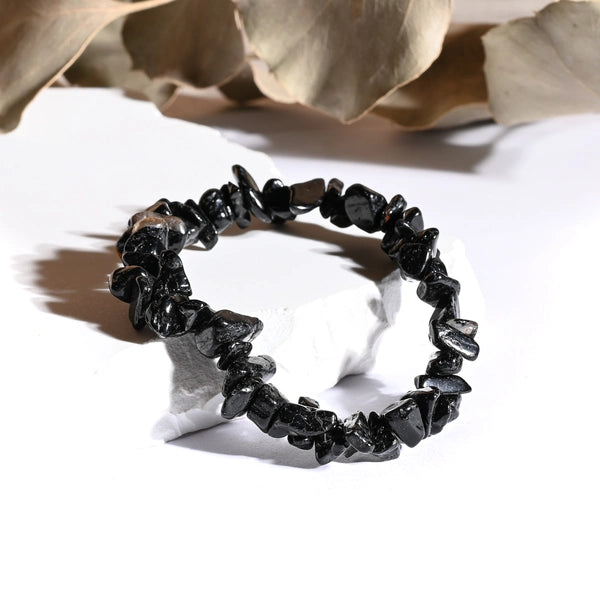 Bracelet baroque Obsidienne Noire – Protection et Stabilité Spirituelle