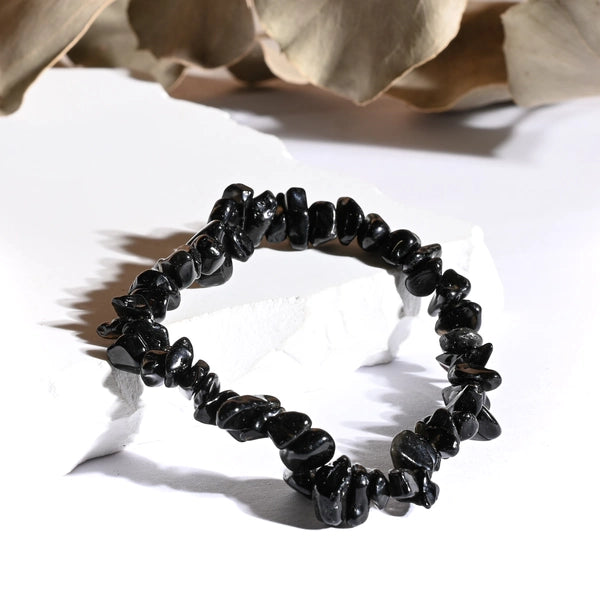 Bracelet baroque Obsidienne dorée – Protection et Clarté Mentale