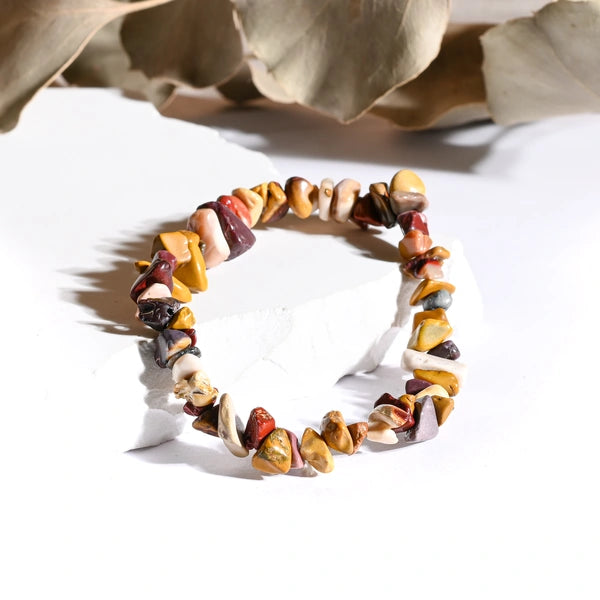 Bracelet baroque Jaspe Mokaïte – Énergie et Bien-Être