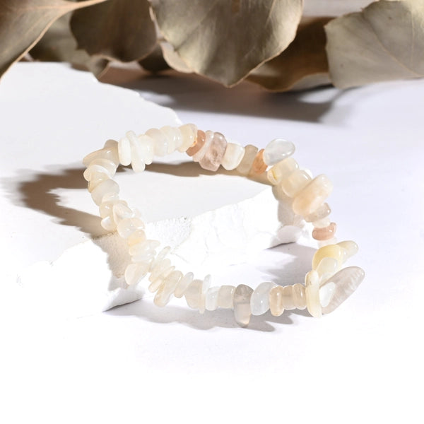 Bracelet baroque Pierre de Lune – Sérénité et Intuition