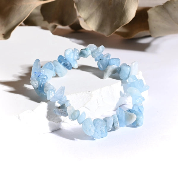 Bracelet baroque Aigue Marine – Sérénité et Communication Claire