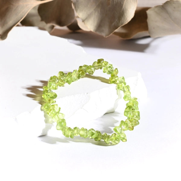 Bracelet baroque Péridot – Purification et Croissance Personnelle