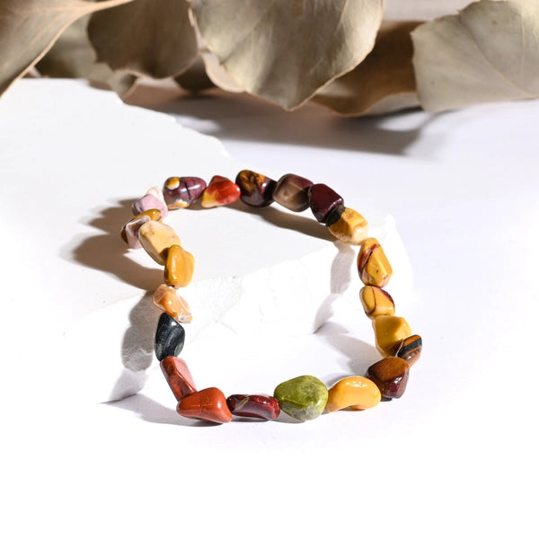 Bracelet roulé Jaspe Mokaïte – Énergie et Bien-Être
