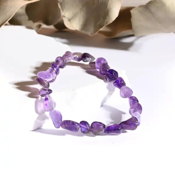 Bracelet roulé Améthyste – Sérénité et Protection Spirituelle