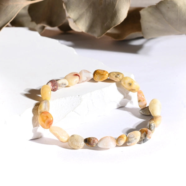 Bracelet roulé Agate Crazy Lace – Joie et Créativité