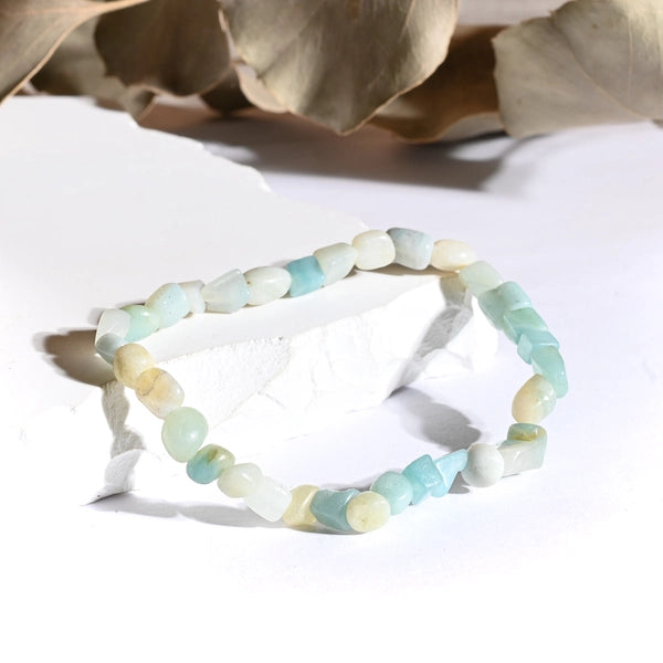 Bracelet roulé Amazonite – Calme Intérieur et Équilibre Énergétique