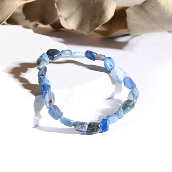 Bracelet roulé Cyanite – Sérénité, Clarté et Communication