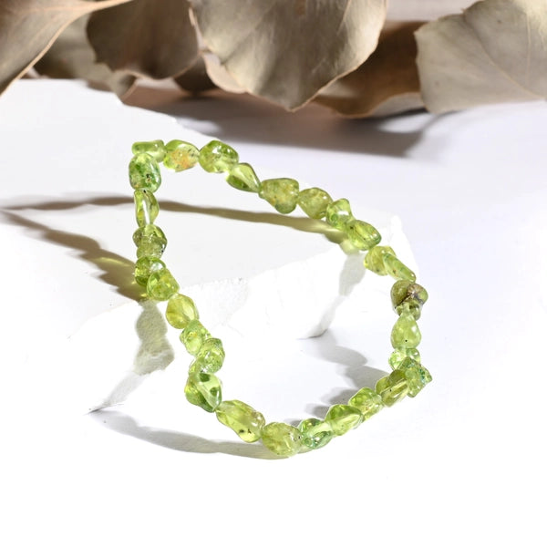 Bracelet roulé Péridot – Purification et Croissance Personnelle