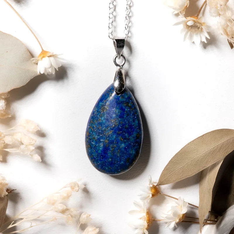 Pendentif goutte Lapis lazuli – Sagesse et Clarté Mentale