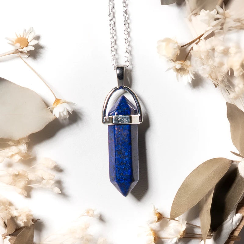 Pendentif pointe Lapis lazuli – Sagesse et Clarté Mentale