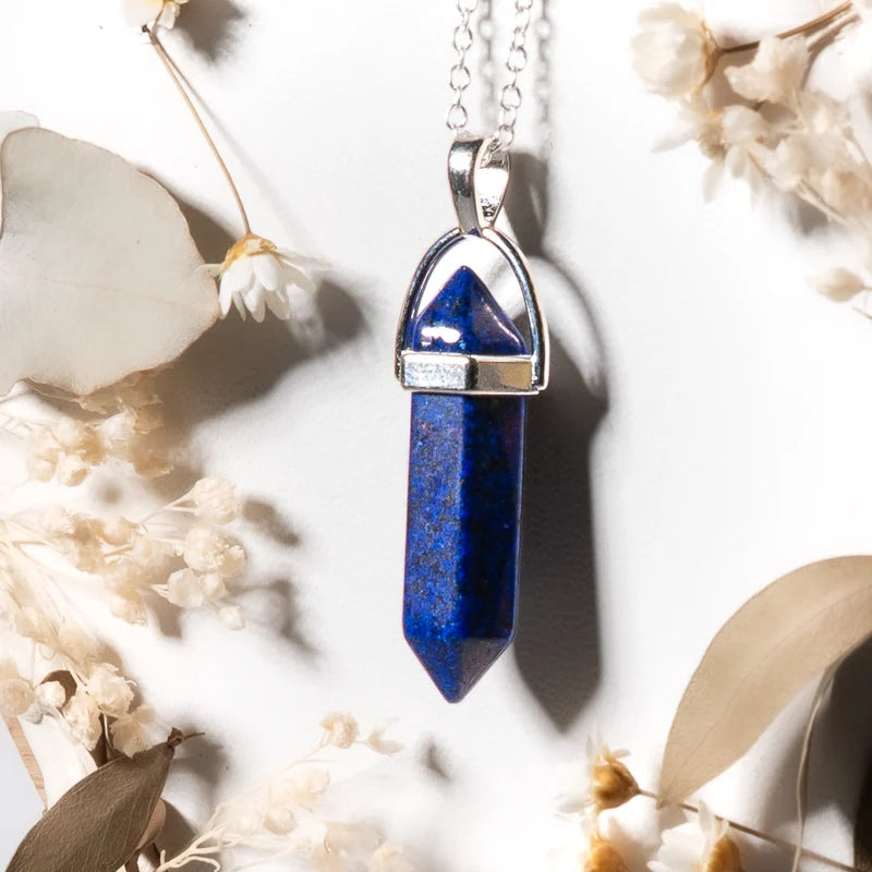 Pendentif pointe Lapis lazuli – Sagesse et Clarté Mentale