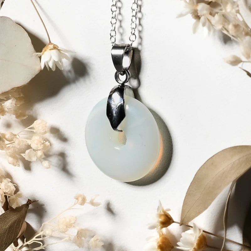 Pendentif donut Opale  – Amour et Harmonie