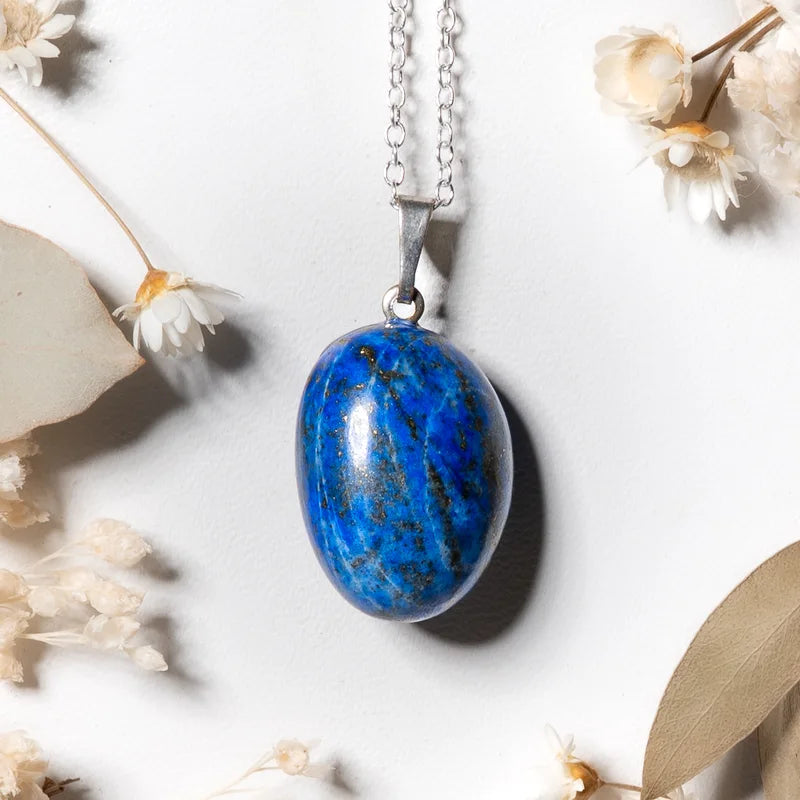 Pendentif roulé Lapis lazuli – Sagesse et Clarté Mentale