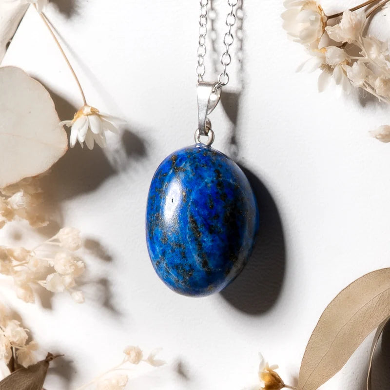 Pendentif roulé Lapis lazuli – Sagesse et Clarté Mentale