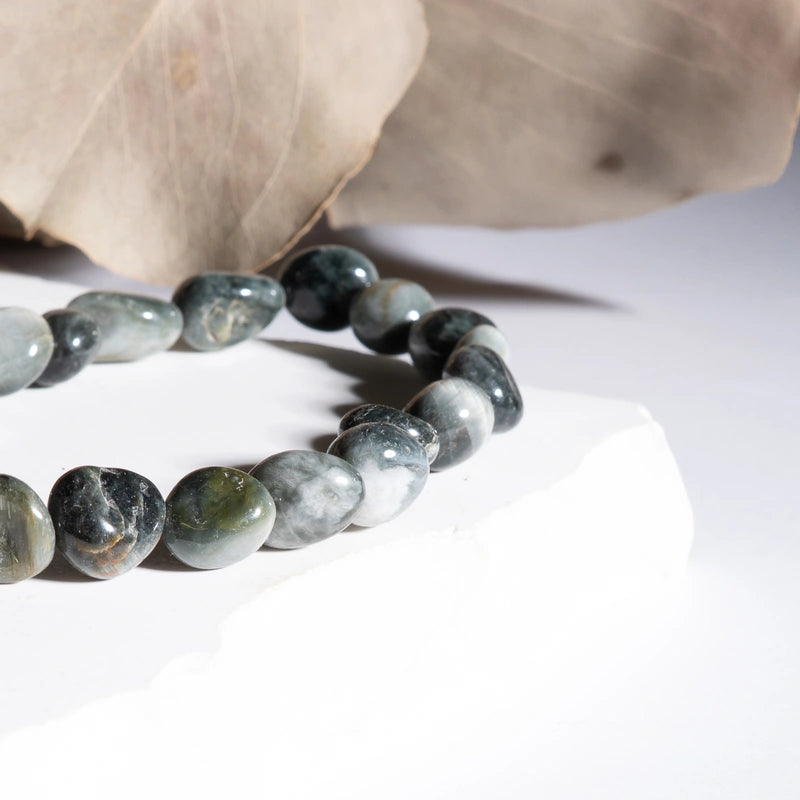 Bracelet roulé Oeil de Faucon – Protection et Clarté Mentale