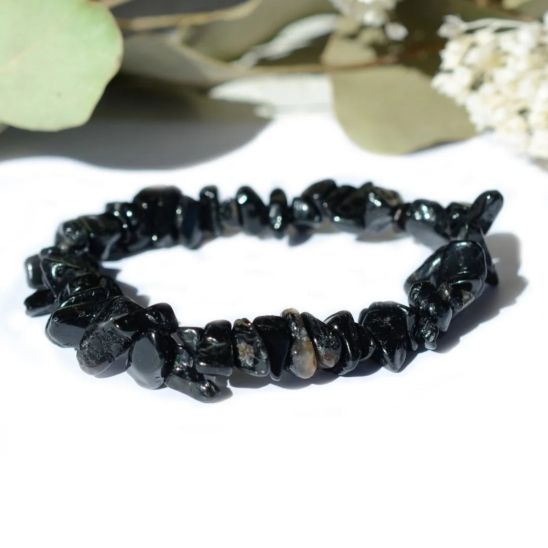 Bracelet baroque Onyx (Agate Noire) – Protection et Stabilité