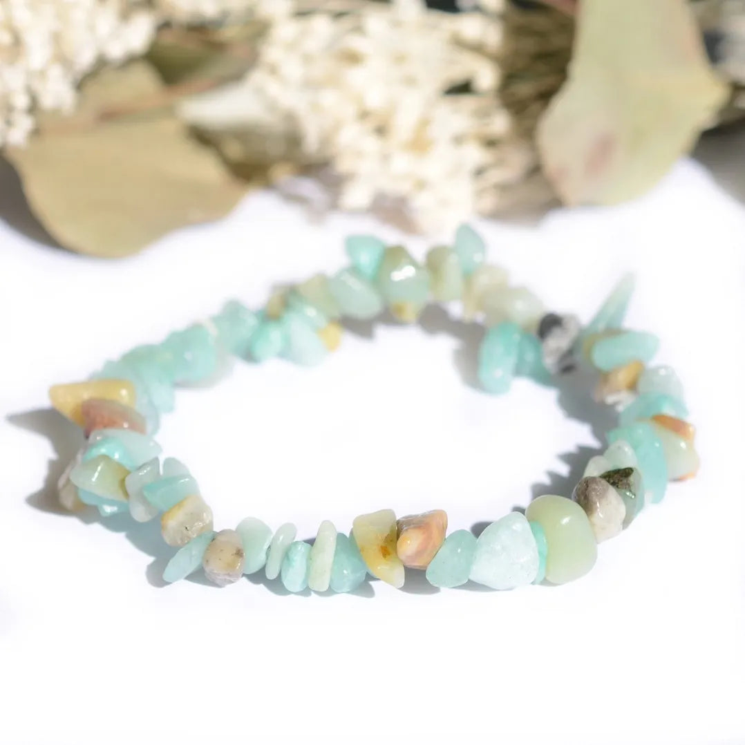Bracelet baroque Amazonite – Calme Intérieur et Équilibre Énergétique