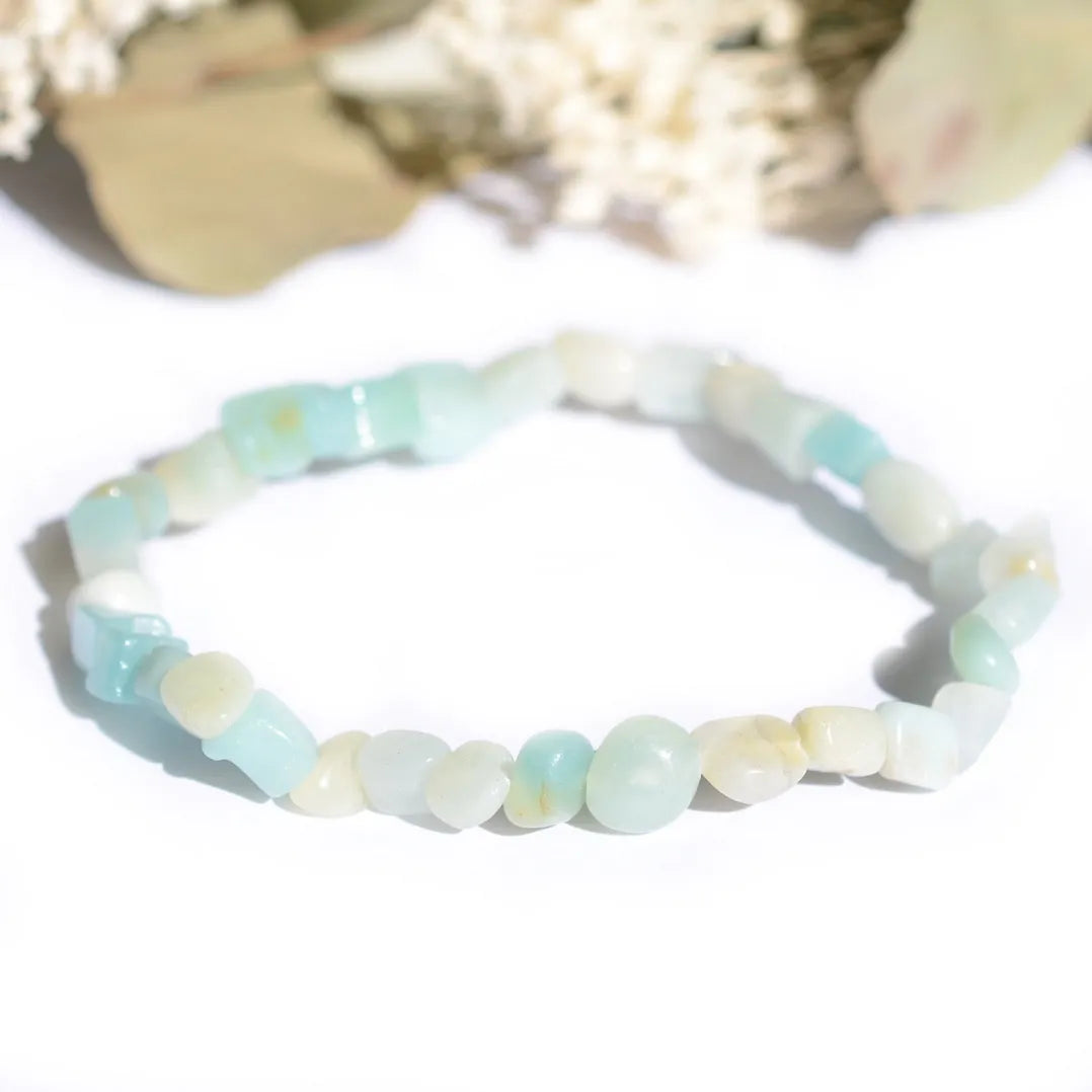Bracelet roulé Amazonite – Calme Intérieur et Équilibre Énergétique