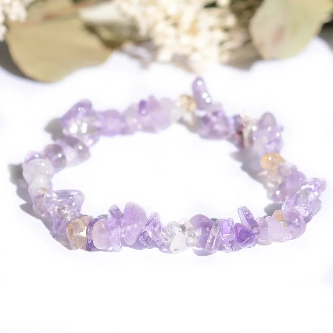 Bracelet baroque Amétrine – Clarté et Équilibre Spirituel