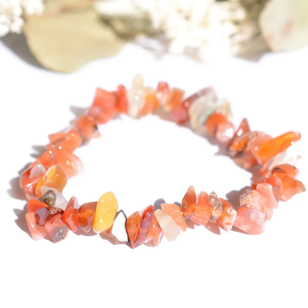Bracelet baroque Cornaline – Vitalité et Créativité