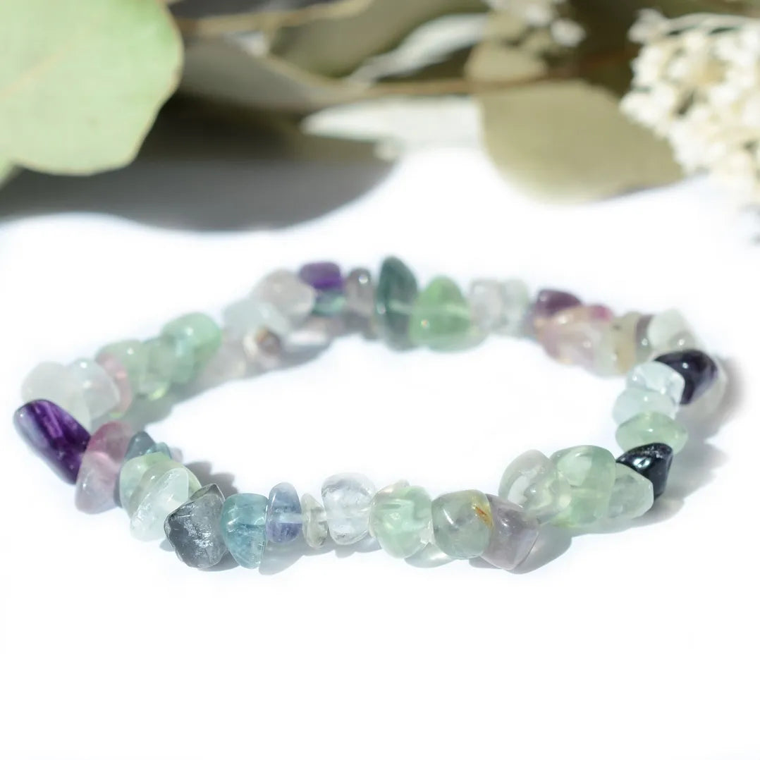 Bracelet baroque Fluorine – Harmonie et Équilibre Spirituel