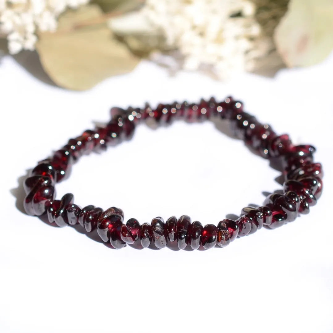 Bracelet baroque Grenat – Passion et Énergie Revitalisante
