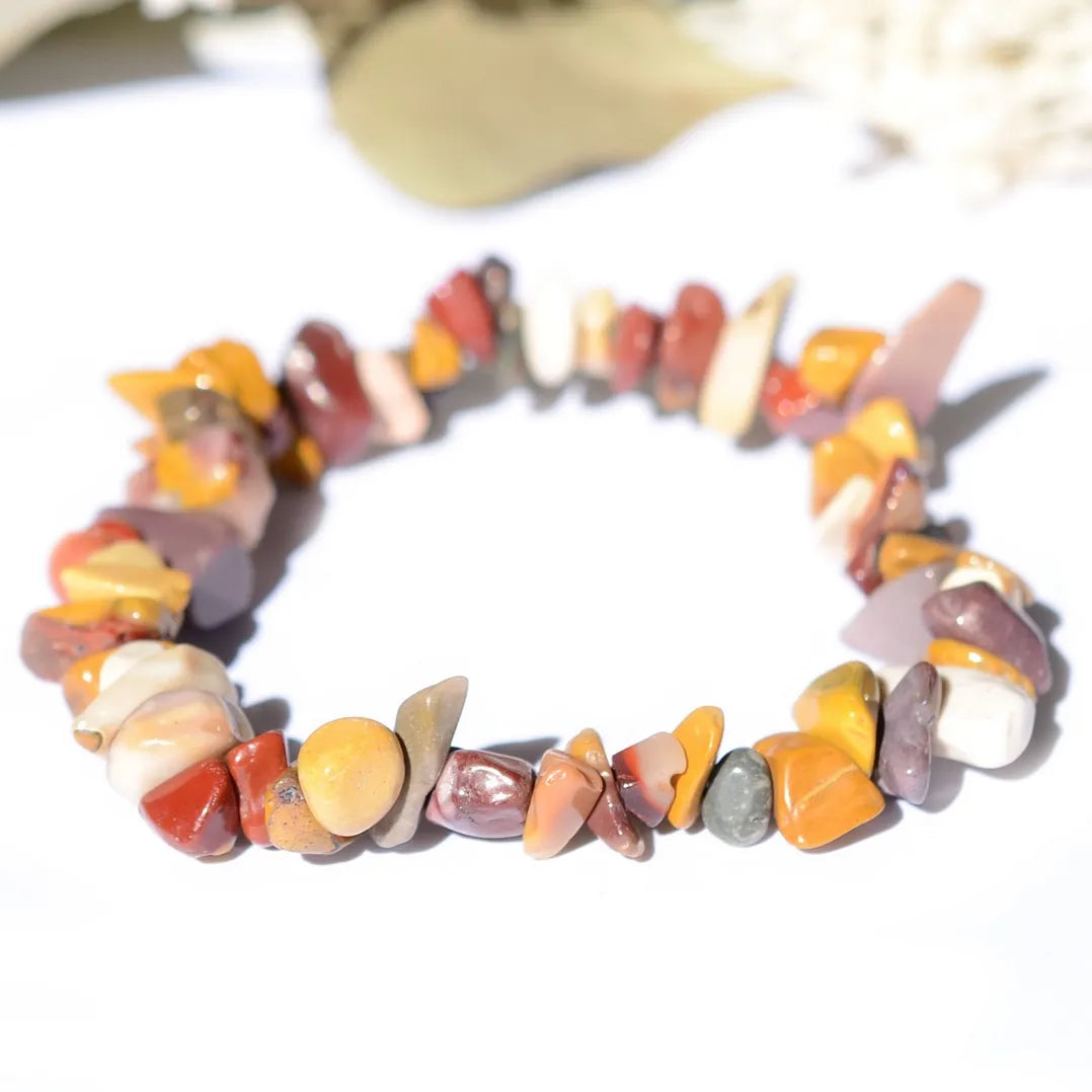 Bracelet baroque Jaspe Mokaïte – Énergie et Bien-Être