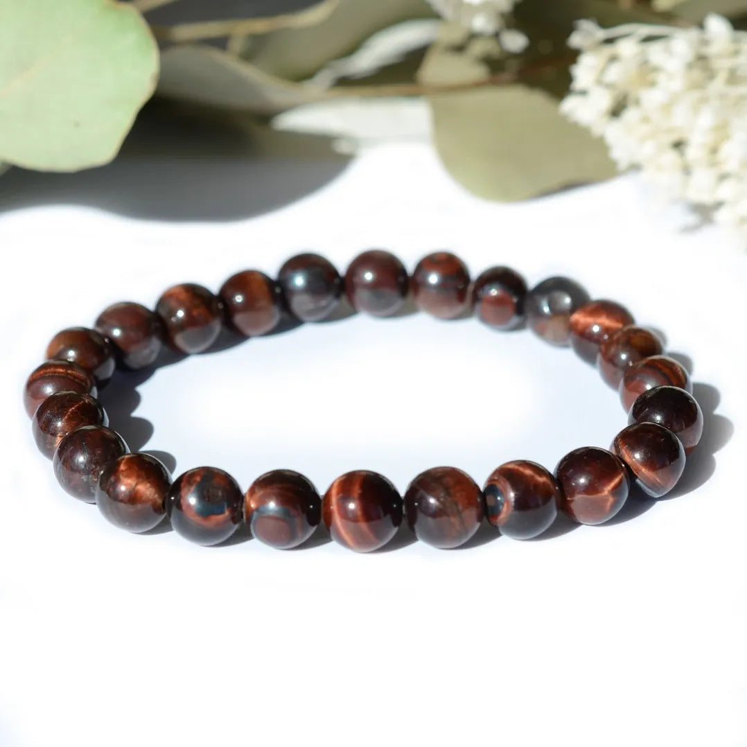 Bracelet Oeil de Taureau – Force et Ancrage Spirituel