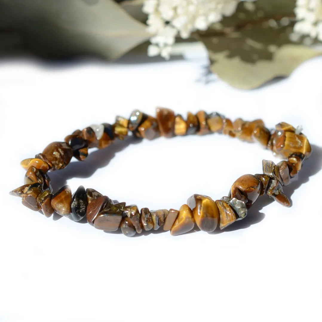 Bracelet baroque Oeil de Tigre – Confiance et Protection