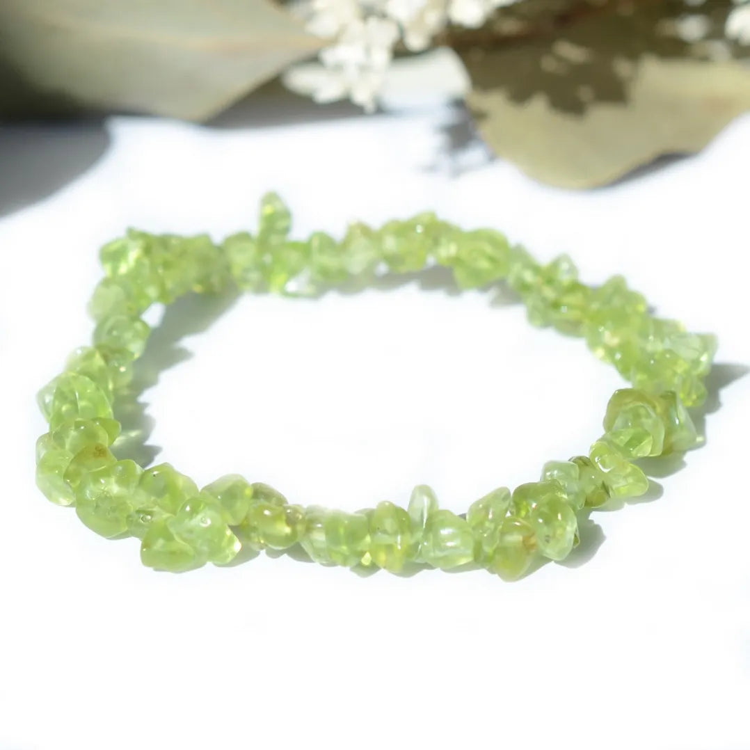 Bracelet baroque Péridot – Purification et Croissance Personnelle