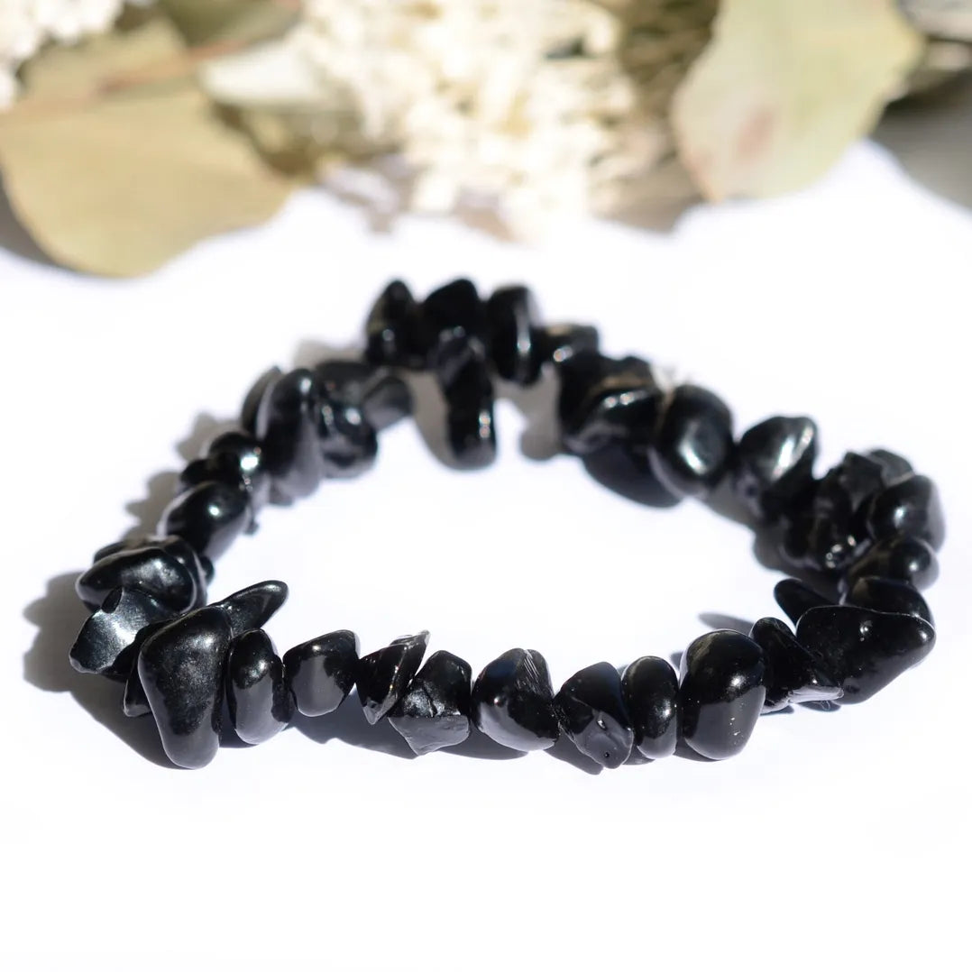 Bracelet baroque Tourmaline Noire – Protection et Équilibre Spirituel