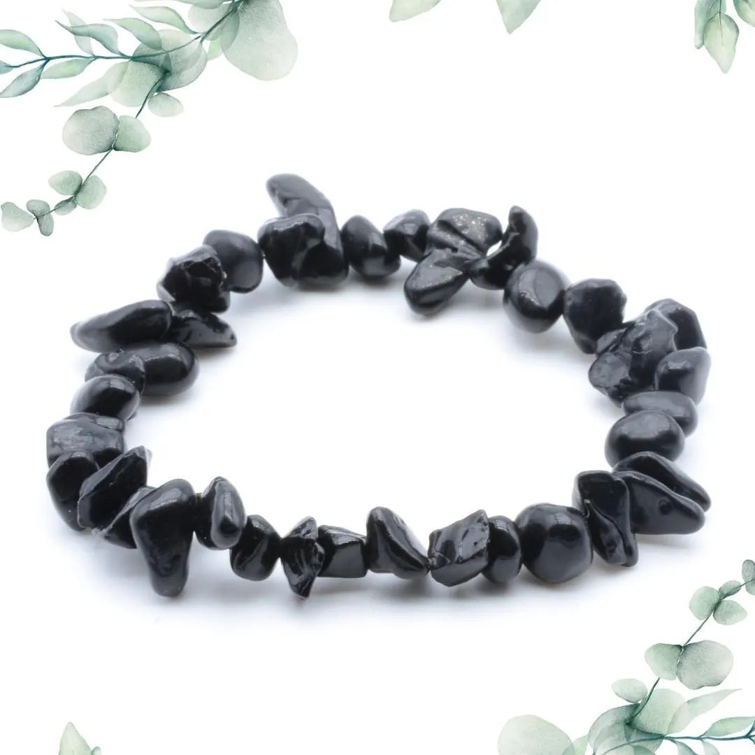 Bracelet baroque Tourmaline Noire – Protection et Équilibre Spirituel